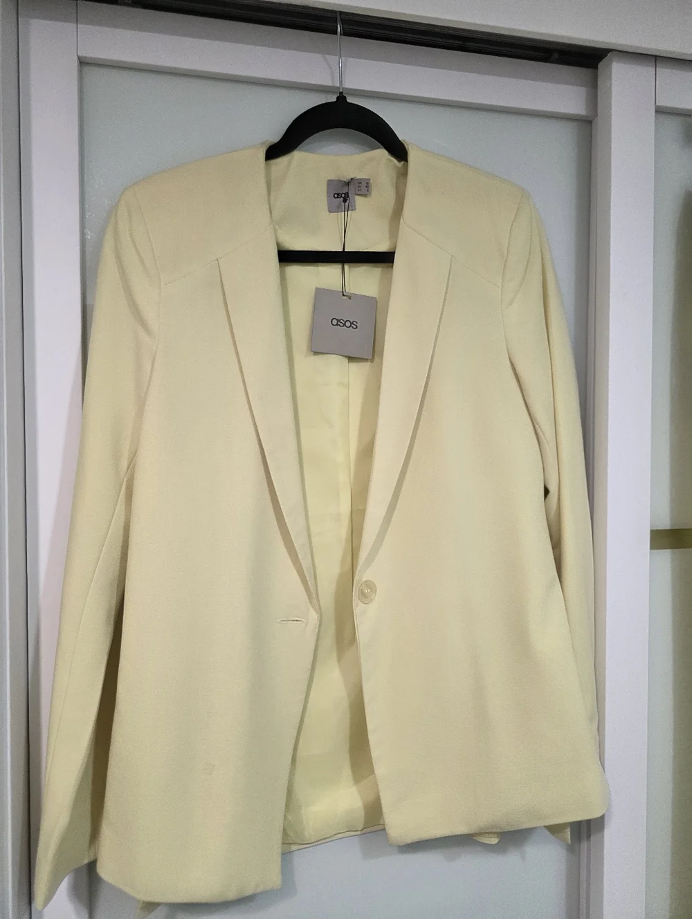 ASOS Lemon Yellow Tailored Suit Set – Blazer & Pants – US 6 – NWT - Picture 5 of 17